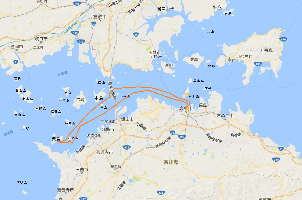 粟島・志々島MAP